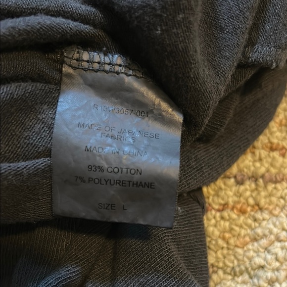 R13 Black V-neck Relaxed Short Sleeve T-Shirt - Picture 8 of 9